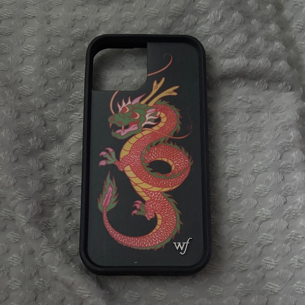 Wildflowers Red and Yellow Dragon Phone Case